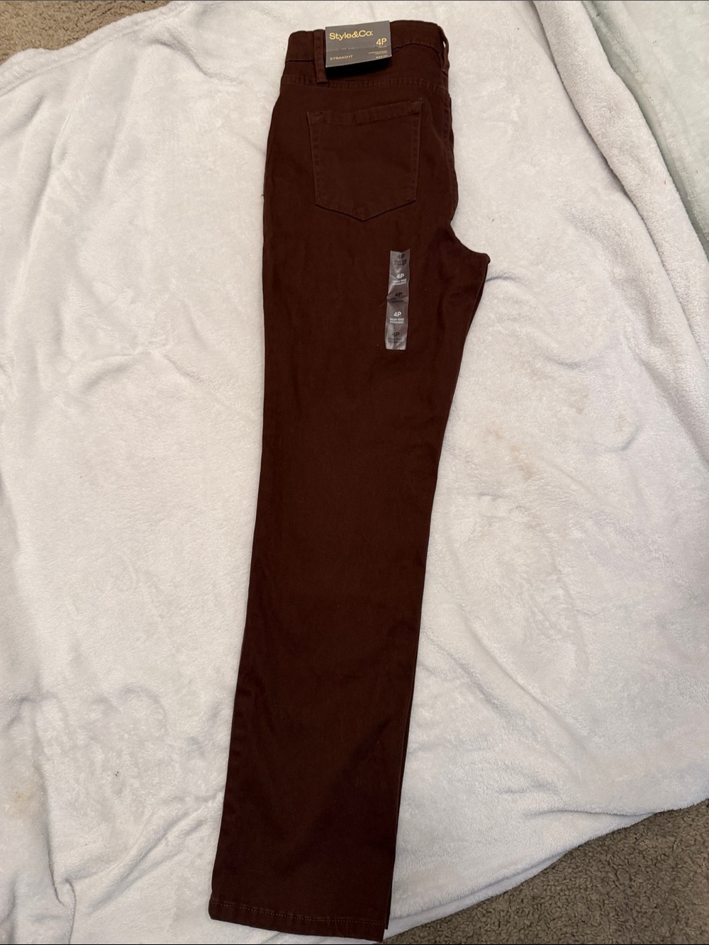 Style & Co. Men's Dark Brown Slim Straight Jeans